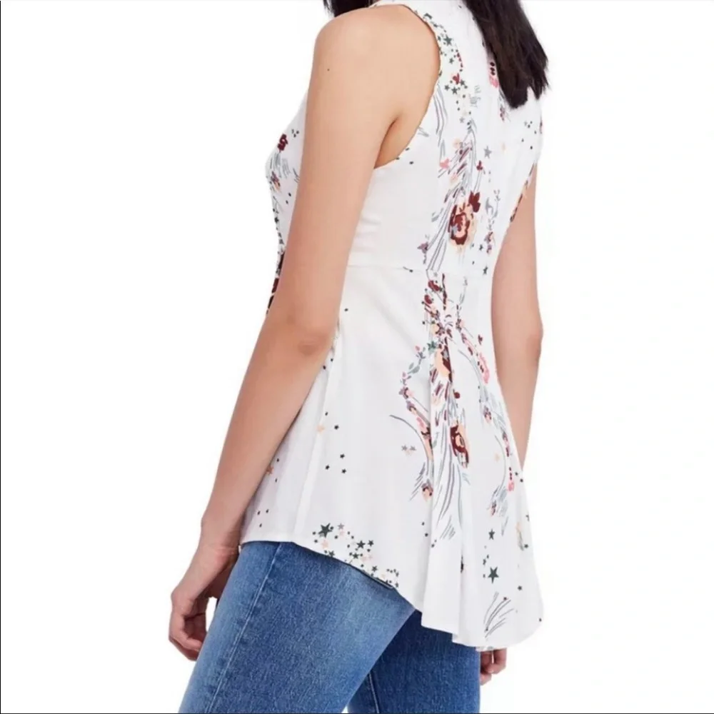 Free People Back To Basics Floral Top
